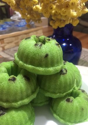 Foto resep Cake PandanKismis kukus