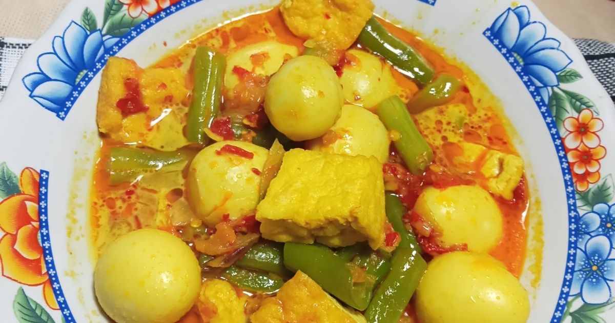 Gulai Buncis Tahu Telur