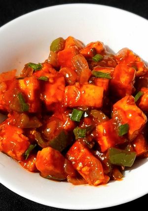 A picture of Chili Garlic Tofu.