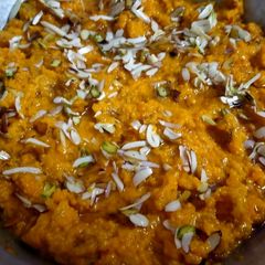 Pav halwa A picture of Pav halwa.