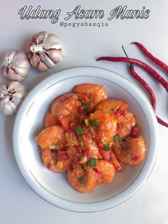 Foto resep Udang Asam Manis