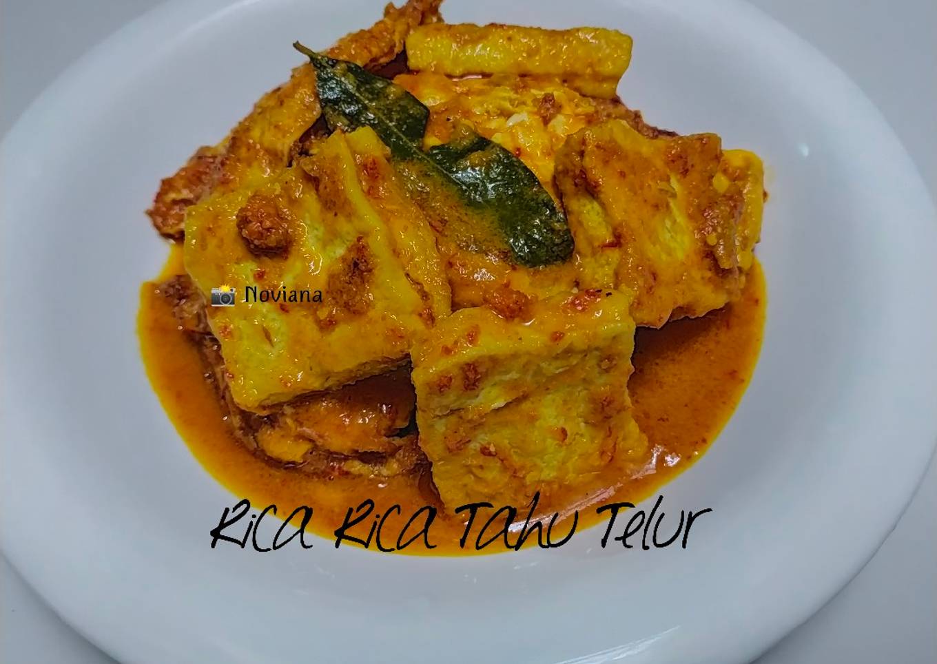 Rica Rica Tahu Telur