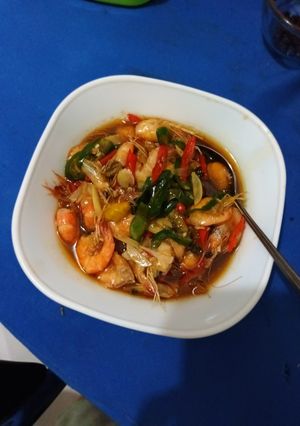 Foto resep Udang Saus Tiram
