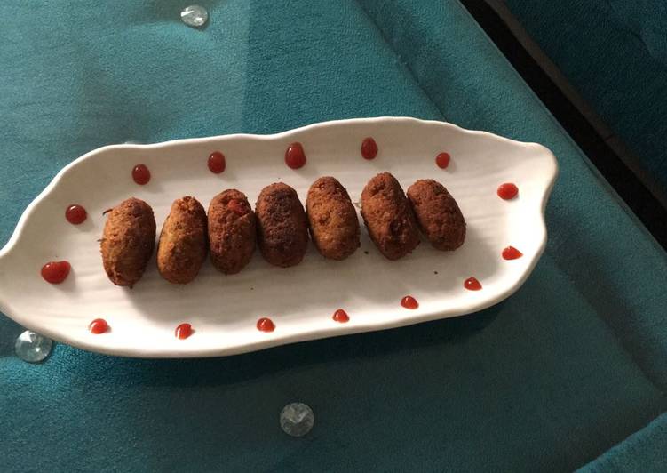 Simple Way to Make Award-winning Leftover pasta vegetable cutlet