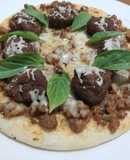 Pizza de carne molida