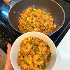 A picture of Hibachi Shrimp Fried Rice.