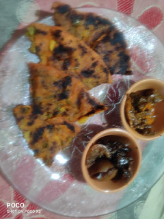 A picture of Stuff Beans Paratha.