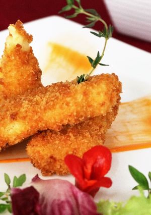 Hình của món Potato & bacon Croquette (Khoai tây và thịt xông khói  Croquette).