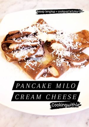 Foto resep Pancake Milo Cream Cheese
