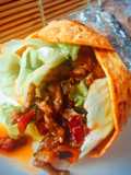 Burrito de ternera picante especiado