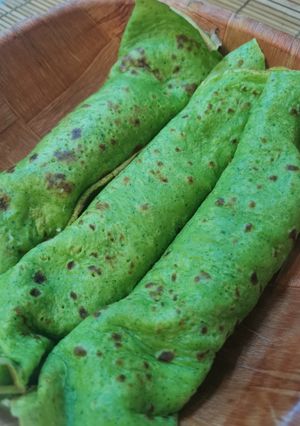 Una foto de Canelones de espinaca