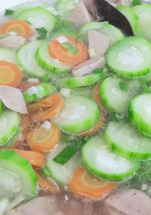 Foto resep Sop Gambas Oyong dan Wortel
