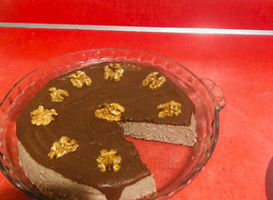 Una foto de Keto - Flan de coco con chocolate!! 🤗🤗❤️❤️