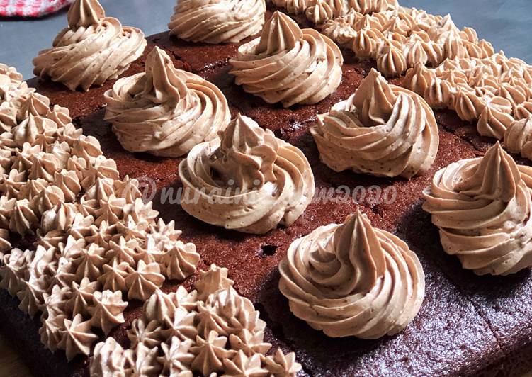 Eggless Milo Cake with Milo Buttercream  Frosting