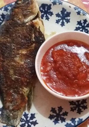 Foto resep Ikan Mas Panggang Mentega Dan Sambel Tomat Pakai Jahe