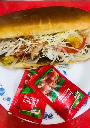 A picture of Bun kabab(aftari recipe).