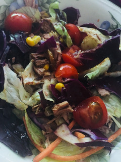 Una foto de Ensalada de col morada