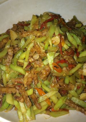 Foto resep Tumis labu tempe