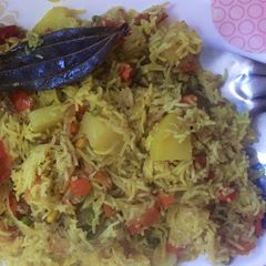 A picture of Easy Veggie Pulau.