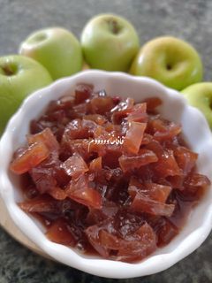 عکسی از دستور مربا سیب