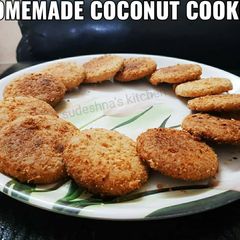 A picture of Coconut Cookies 🌹.