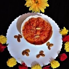 A picture of Winter special gajar halwa.