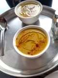 Crema de habas y guisantes secos (bissara)