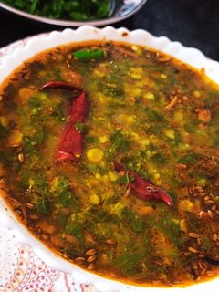 बथुआ की पंचमेल दाल (bathua ki panchmel dal recipe in Hindi) रेसिपी मुख्य फोटो