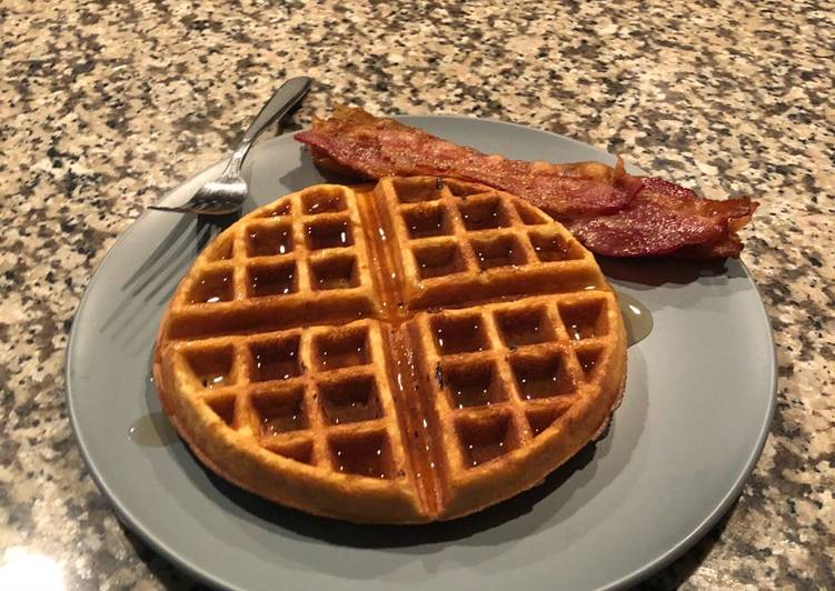 Steps to Cook Delicious Keto Waffles