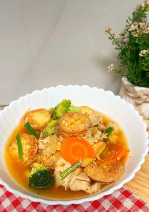 Foto resep Sapo Tahu Ayam