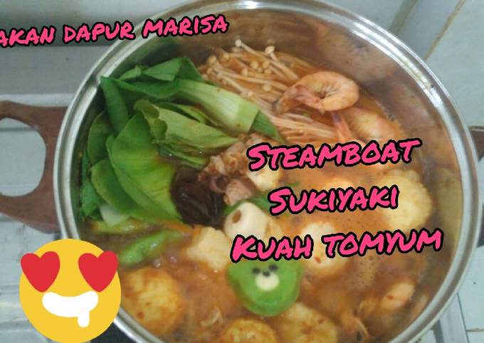 Resep Resep "STEAMBOAT/SUKIYAKI KUAH TOMYUM" oleh Marisa - Cookpad