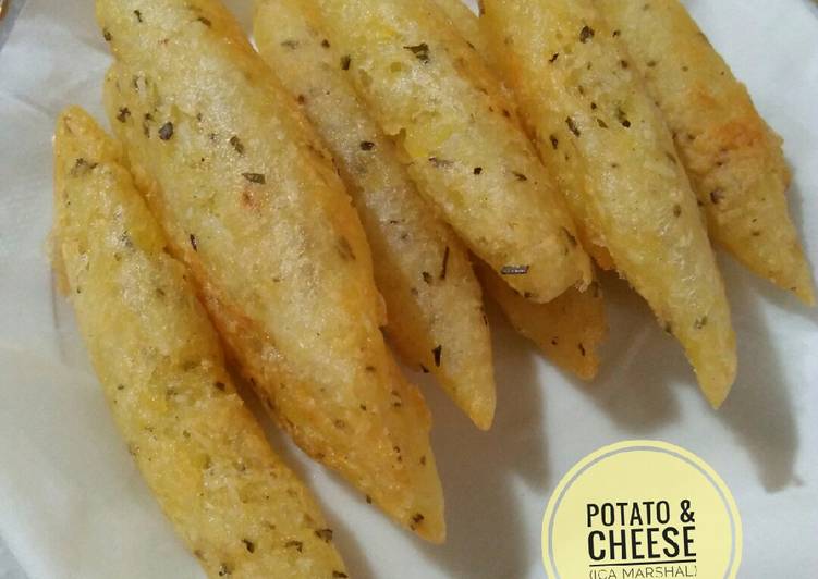 Langkah Mudah untuk Menyiapkan Potato &amp; cheese (cemilan bumil &amp; batita), Enak Banget