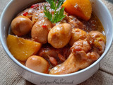 Semur ayam kentang telur puyuh