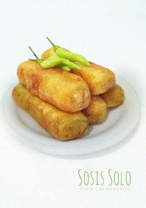 Foto resep Sosis solo isi ayam bumbu kare