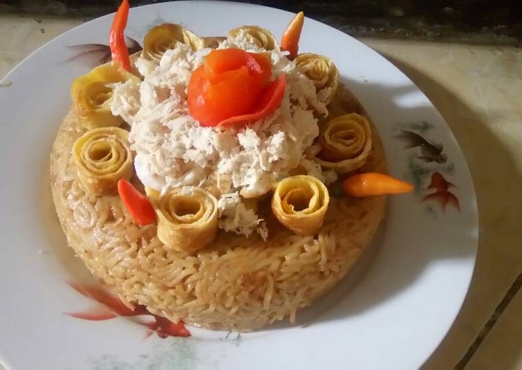 Indomie birthday cake