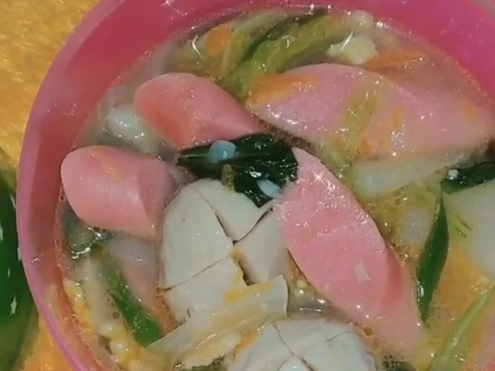 Cara Gampang Menyiapkan Resep Capcay sosis with pentol yang Lezat Anti Ribet, Sempurna