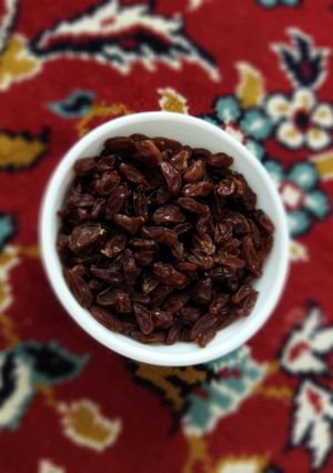 عکسی از دستور کشمش پلویی