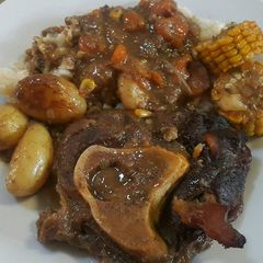 A picture of Beer Braised Beef Shin.