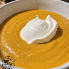 A picture of Roasted Pumpkin Soup.