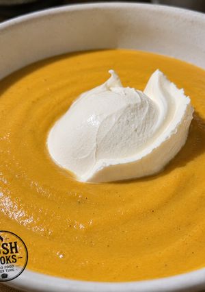 A picture of Roasted Pumpkin Soup.
