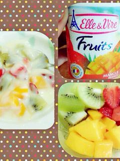 Foto resep Yoghurt buah