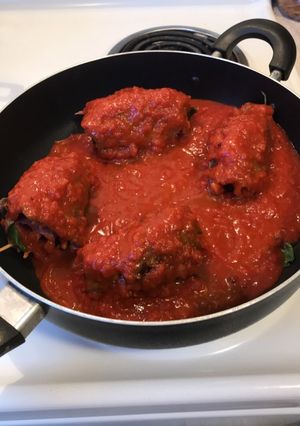 A picture of Beef Pizziolas.