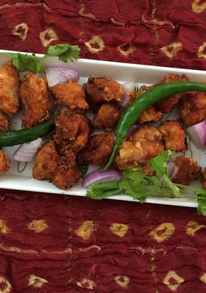 A picture of Chicken Popcorn.