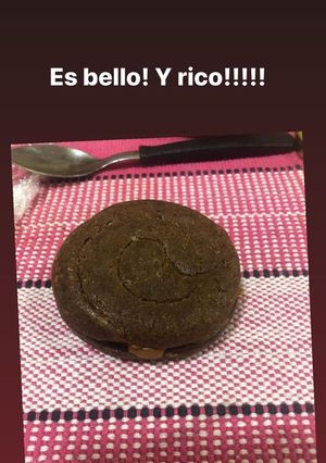 Una foto de Alfajores keto