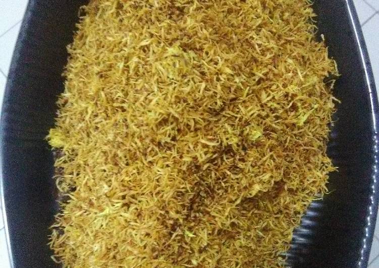 Resep: Serundeng Emas Renyah murah