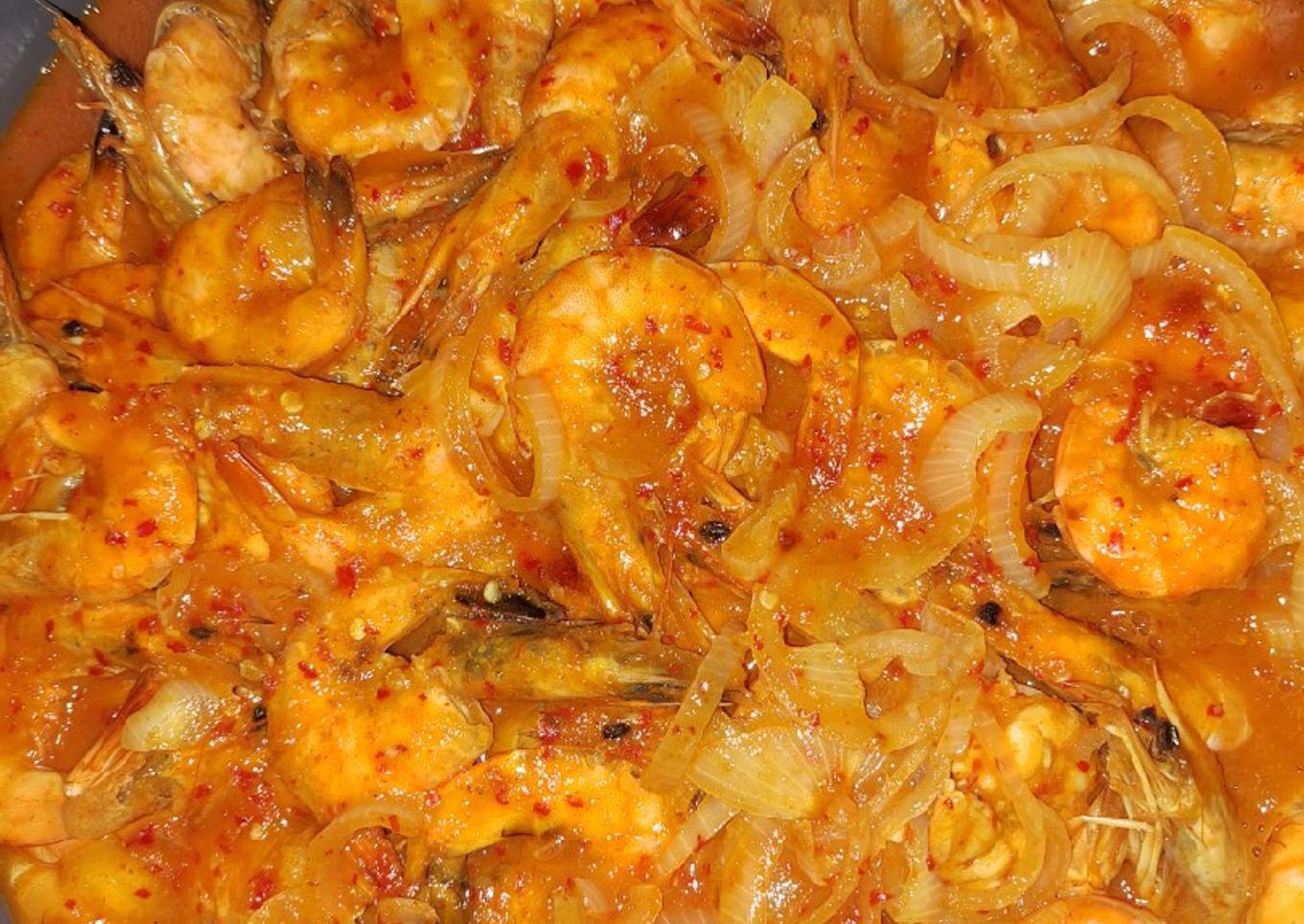 Udang Saus Padang Simple