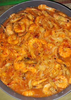 Foto resep Udang Saus Padang Simple
