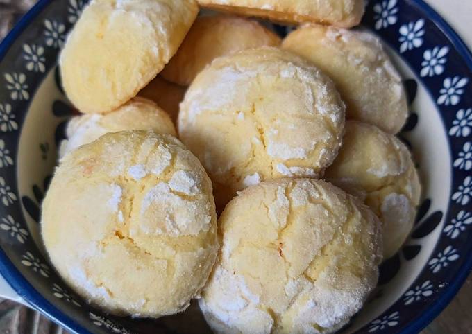 Resep Lemon Crinkle Cookies yang Enak