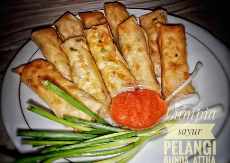Resep Lumpia kress sayur pelangi, Enak Banget