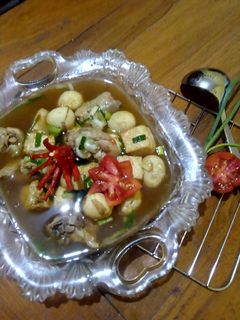 Foto resep Semur kuah tahu telur puyuh